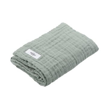 Gauze Fine Hand Towel 60 x 100 cm, Dusty Mint