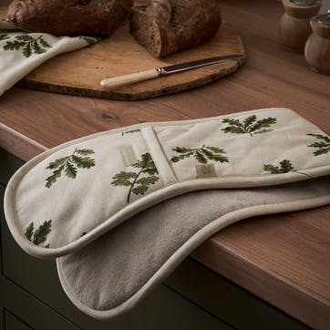 Acorn &  Oak Double Oven Glove L84 x W18cm, Natural