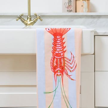 Lobster & Bon Appetit Set of 2 Tea Towel