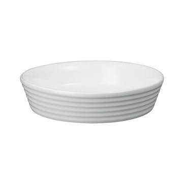 James Martin Cook Round Dish D23cm, Soft Grey