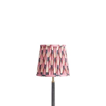 Sanderson's Tall Tapered Lampshade D20cm, Amaranth and Blush Tulip & Bird