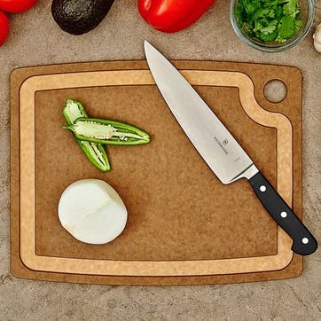 Chopping Board, L37 x W29cm, Nutmeg and Natural