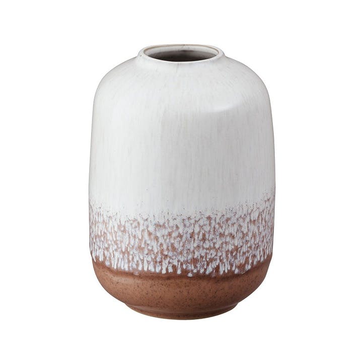 Kiln Accents Barrel Vase H18cm, Rust