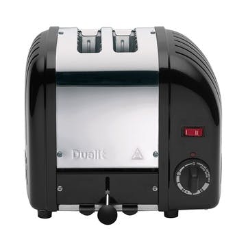 Classic Toaster, 2 Slot; Black