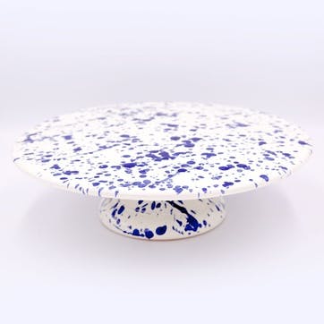 Splatter Cake Stand D25.5cm, Blueberry