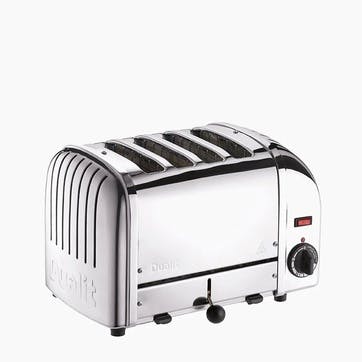 Classic Toaster, 4 Slot; Polished