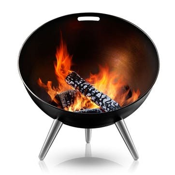 FireGlobe Fireplace, Black