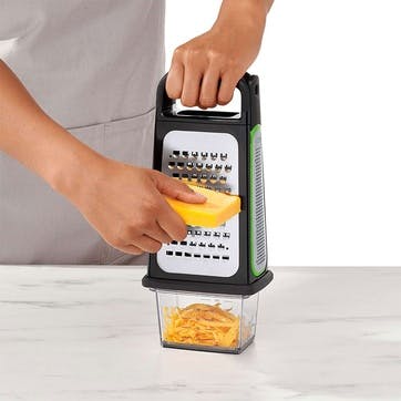 Good Grips Box Grater With Removable Zester, Black