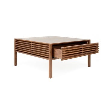 Verona Coffee Table H40 x W80cm, Walnut