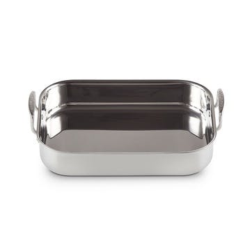 Classic 3-ply  Rectangular Roaster, 35cm, Stainless Steel