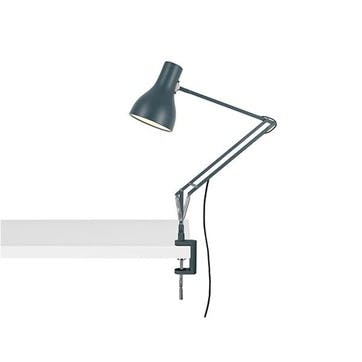 Type 75 Lamp with Desk Clamp, Slate Grey