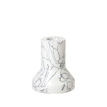 Anna Candle Holder, White