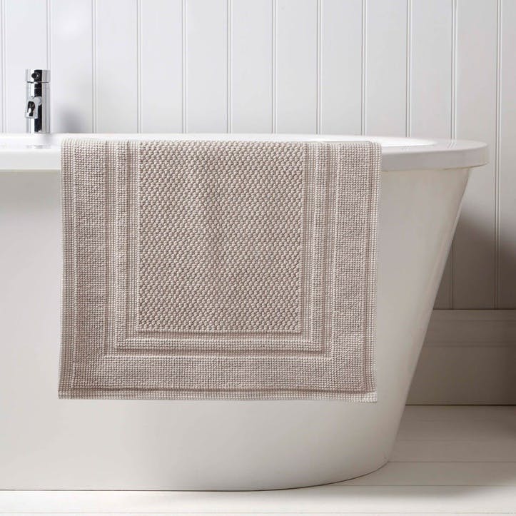 Fina Small Bath Mat, French Grey