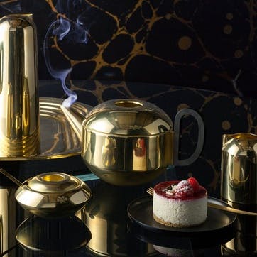 Form Teapot; Brass