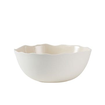 Plume Serving Bowl D27cm, Nude