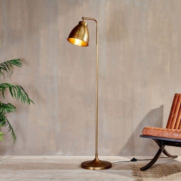 Muturi Floor Lamp H146cm, Antique Brass