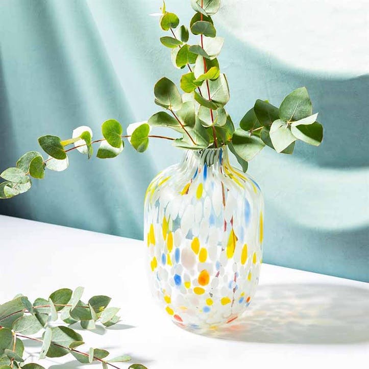 Speckled Vase, H25cm, Multi