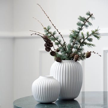 Hammershoi Vase, H21 cm, White
