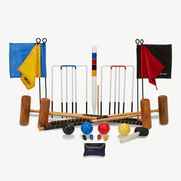 Pro 4 Player Croquet Set with Trolley