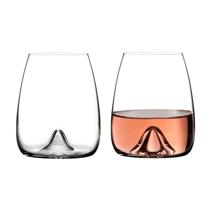 Elegance Optic Stemless Wine Glass Set of 2