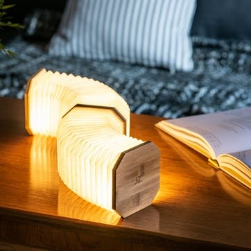 Smart Accordion Lamp, Bamboo