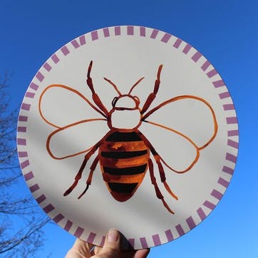 Bee Placemat, D28cm, Multi