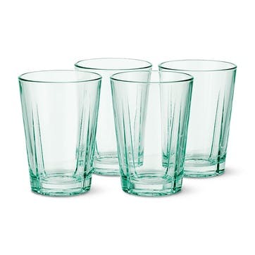 Grand Cru Set of 4 Recycled Glass Tumblers 220ml, Clear