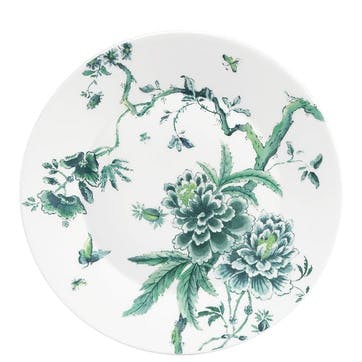 Chinoiserie Dinner Plate, White