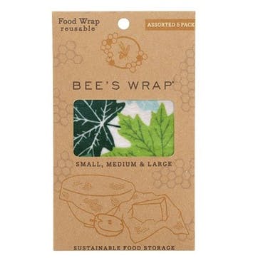 Assorted 5 Pack, Bee's Wrap, Forest Floor