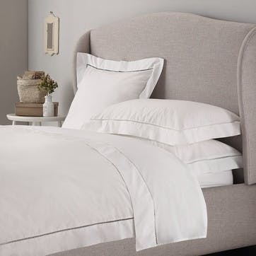 Santorini Duvet Cover, King, White