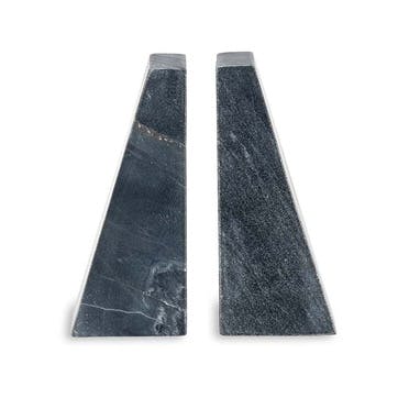 Juda Marble Bookends H20cm, Black