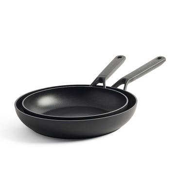 Classic Forged - Ceramic Non-Stick Frying Pan Set, 24cm & 28cm, Black