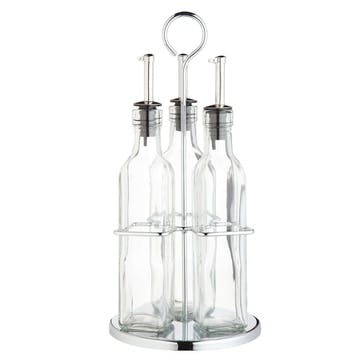 Italian Collection Glass, Oil & Vinegar Set