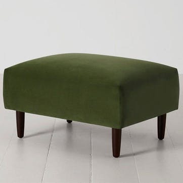 Model 05 Velvet Ottoman, Vine