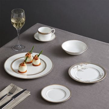 Lace 10 Piece Dinnerware Set , Gold