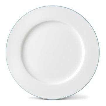 Rainbow Dinner Plate, Aqua