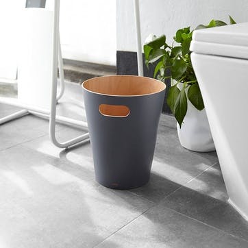 Woodrow Bin 7.5L, Natural & Charcoal