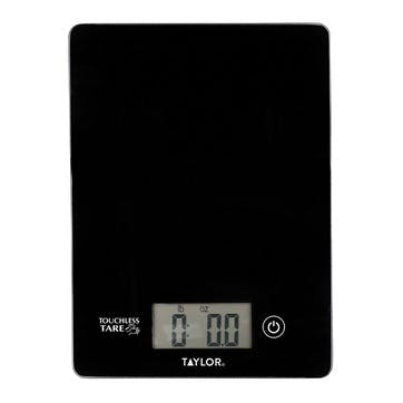 Touchless TARE Digital Dual Kitchen Scales 5KG, Black