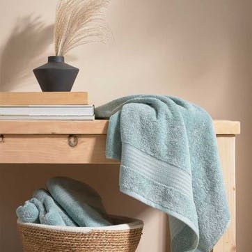 Organic Eco Twist Bath Towel, Haze