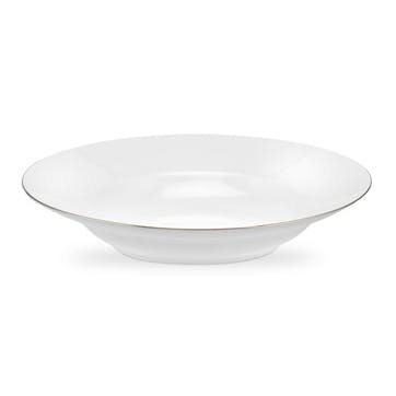 Serendipity Set of 4 Soup Plates D23.5cm, Platinum