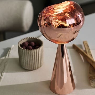 Melt Portable Lamp H28.5cm, Copper