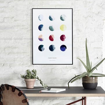 Moon Phases FSC Print 50 x 70cm