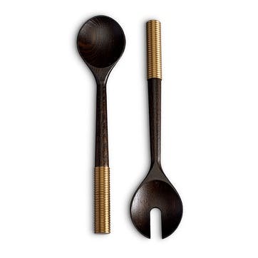 Alhambra Serving Set L31cm, Smoked Ash