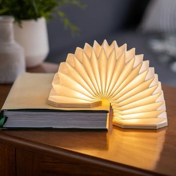 Smart Accordion Lamp, Walnut