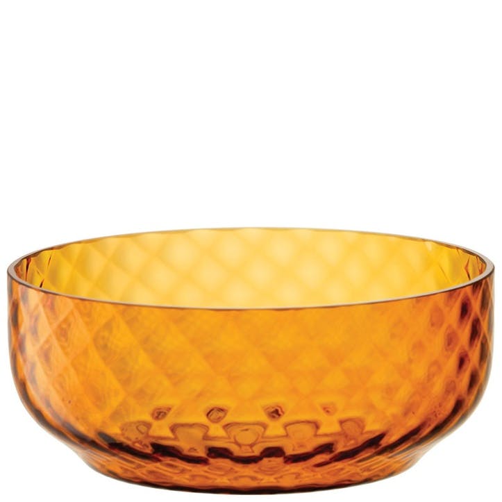 Dapple Bowl D22.5cm, Sun Amber