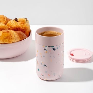 The Porter Portable Ceramic Mug 470ml, Terrazzo Blush