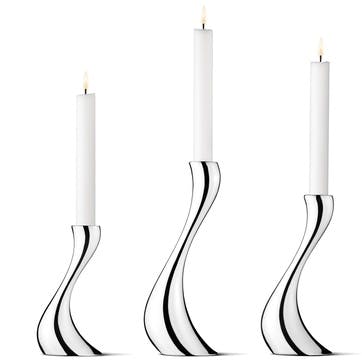 Cobra Candle Holders, Set of 3