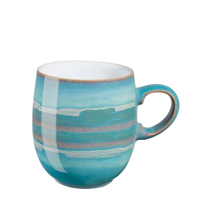Azure Coast Large Curve Mug, 400ml, Blue