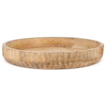 Gavivi Mango Wood Bowl D35cm, Natural