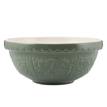 In The Forest Mixing Bowl H11.6 x W26 x L 26, Green